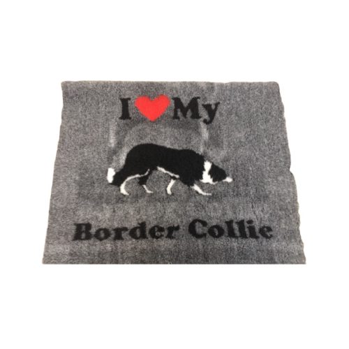 Vetbed   100 x 150  cm I love my border collie 