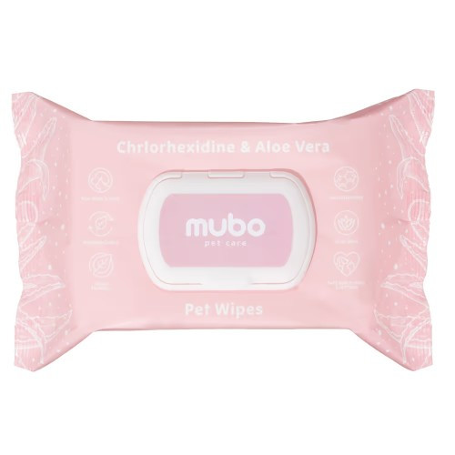 MUBO  antibakteriális tisztítókendő kutyáknak és macskáknak 20 x 30 cm