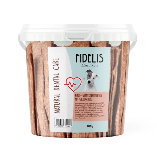 FIDELIS Vital fogtisztító stick marha - és lazacolajjal 500 g 