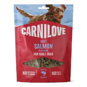   Carnilove Dog félnedves tréning snack lazac kakukkfūvel 200g
