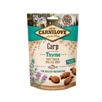 Carnilove Dog félnedves snack ponty Kakukkfūvel 200g