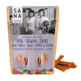   Sana fogtisztító stick pulykával, biotinnal és lenmagolajjal 150 g