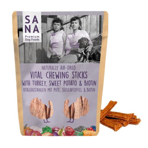 Sana fogtisztító stick pulykával, biotinnal és lenmagolajjal 150 g