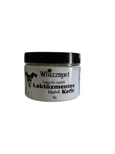 Fagyasztva szárított laktózmentes kefír kutyáknak Whizzopet 