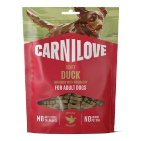   Carnilove Dog félnedves tréning snack kacsa és rozmaring 200g