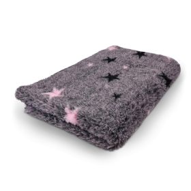 Vetbed  75 cm x 100 cm  pink csillagos