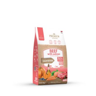   POKUSA hiper prémium táp kölyök kutyáknak borjúhús lazaccal, sütőtök, spenót, áfonya  1 kg (kimérve)