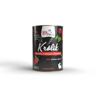  Nyúlhús répával, eperrel és rozmaringgal 400 g SYTA MICHA 