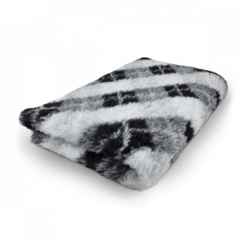 Vetbed 100 cm x 150 cm szürke kockás