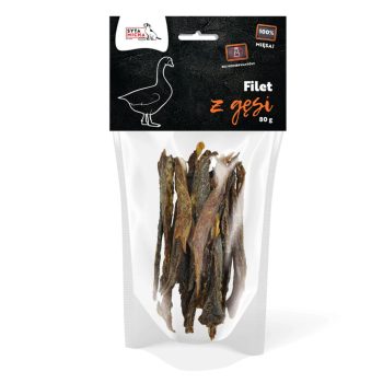 Szárított libamellfilé kutyáknak 80g  Syta Micha 