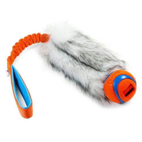 Chuckit műszőrmés ultra  labda rugós fogantyús huzis játék Zayma Craft (M)