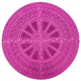 Ortek tövisek masszázs szőnyeg 4 db-os csomag - pink
