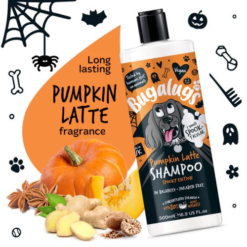 Bugalugs Pumpkin Latte sampon Spooky limitált kiadás 500 ml !