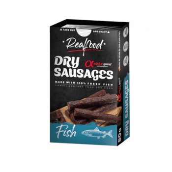   Alpha Spirit Dry MINI  Sausages - sertés és hal kolbászkák