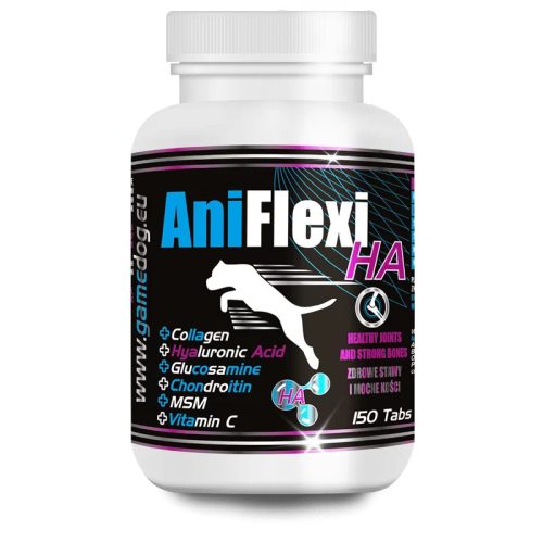 Aniflexi HA tabletta, csúcs ízületvédő, porcerősítő kutyáknak, 150db
