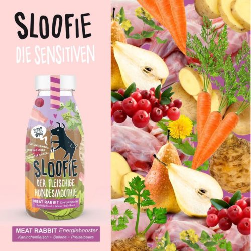 SLOOFIE Meat Rabbit - Az Energiabomba nyúlhús és vörösáfonya