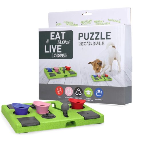 Eat Slow Live Longer Puzzle Rectangle logikai játék 