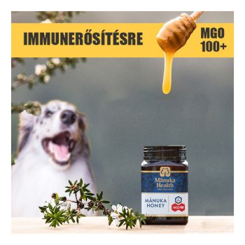   Manuka méz kutyáknak és macskáknak Immunerősítésre 100+ MGO, 50 ml