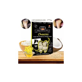   Természetes fogtisztító jutalomfalat kutyáknak - Qchefs Cheesies