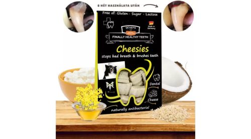 Természetes fogtisztító jutalomfalat kutyáknak - Qchefs Cheesies