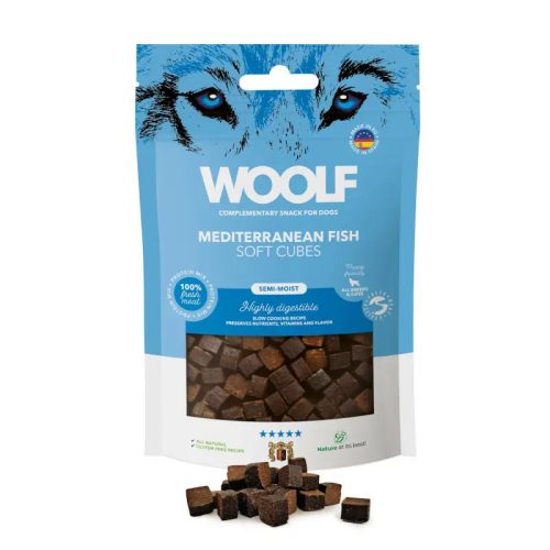  WOOLF főtt mediterrán halhús tréning snack  100 g