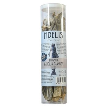 Csavart tőkehalbőr rágórudak kutyáknak FIDELIS 