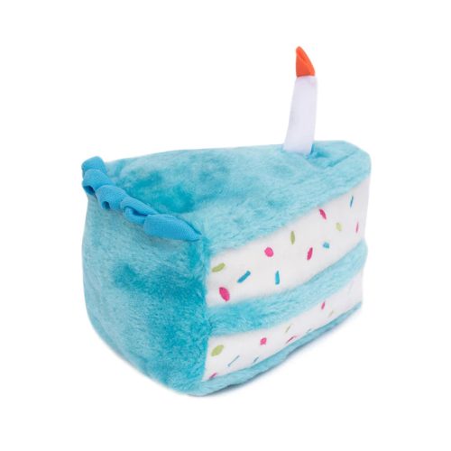 Zippy Paws születésnapi plüss torta kék 