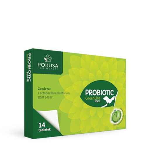 100 % természetes probiotikum kutyákak - 14 tabletta POKUSA greenline