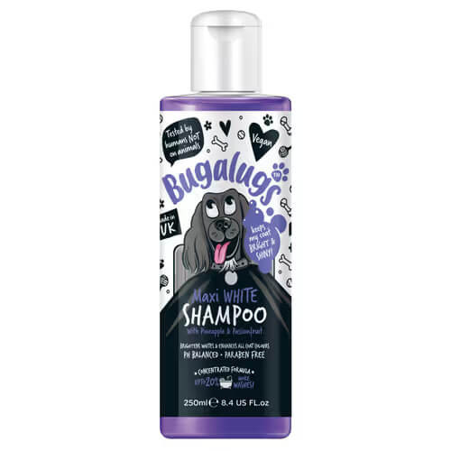 Bugalugs Maxi White Sampon – fehérítő sampon 250 ml