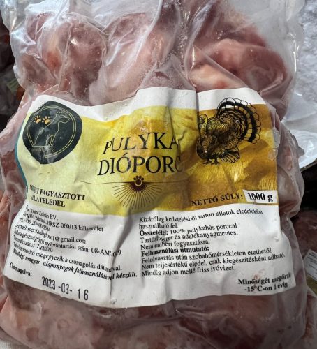 Pulyka dióporc 1 kg SDF