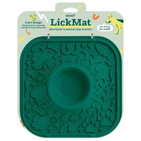 Woof LickMat evéslassító zöld 