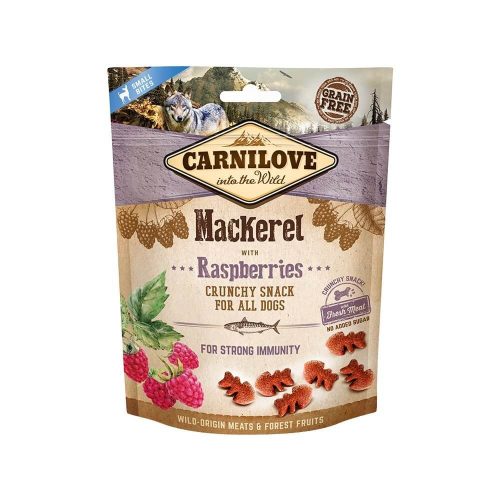 Carnilove Crunchy tréning snack makrélával és málnával