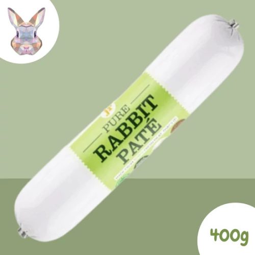 100% nyúl húsrolád 400 g , JR Pet Products
