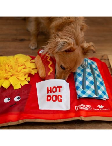 Nina Ottosson sültkrumpli és hot-dog szimat szőnyeg kutyáknak 