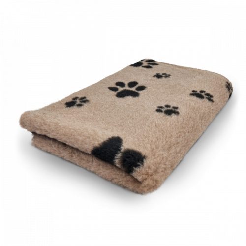 Vetbed 75 x 100  cm barna - fekete tappancsokkal