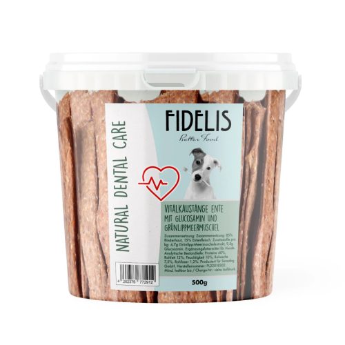Fidelis vital  fogtisztító stick glükozaminnal, zöldkagylóval és kacsával 500 g