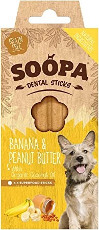 SOOPA Dental Sticks - banánnal és mogyoróvajjal 100 g