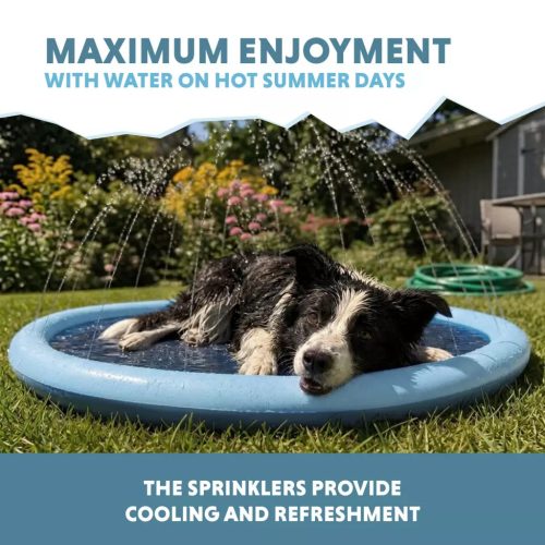 Hűsítő medence szökőkúttal 100 cm - CoolPets