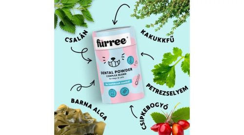Fürree Dental Powder természetes fogkő és szájszag elleni por kutyáknak 