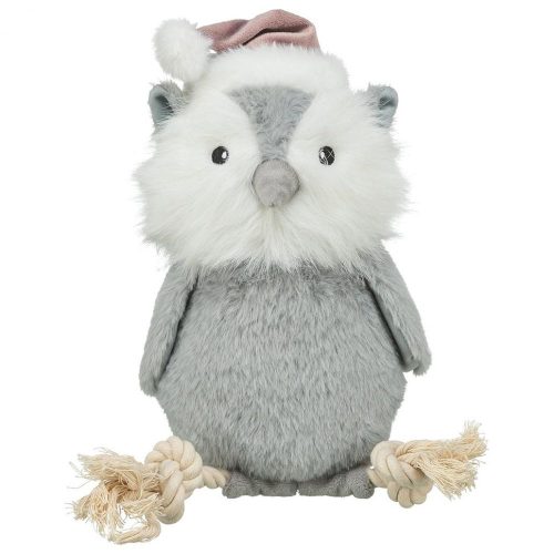 Karácsonyi bagoly  kötéllel 31 cm 