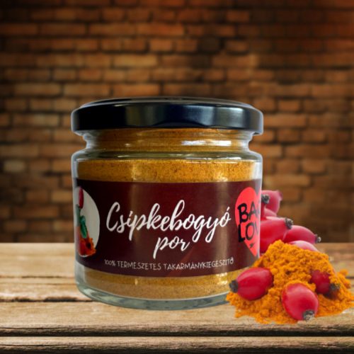 Csipkebogyópor kutyáknak 80 g, BARF LOVE