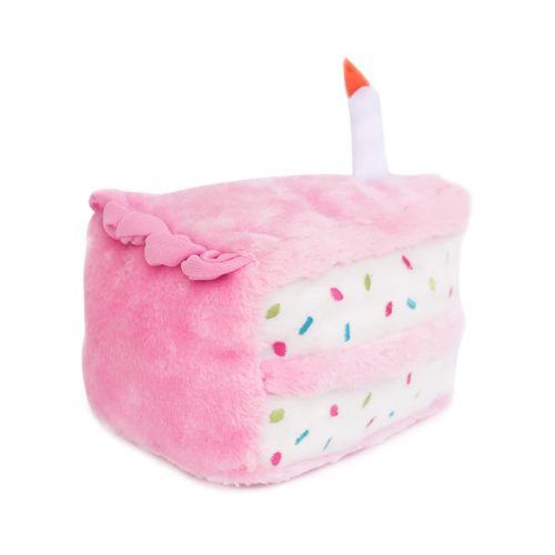 Zippy Paws születésnapi plüss torta pink